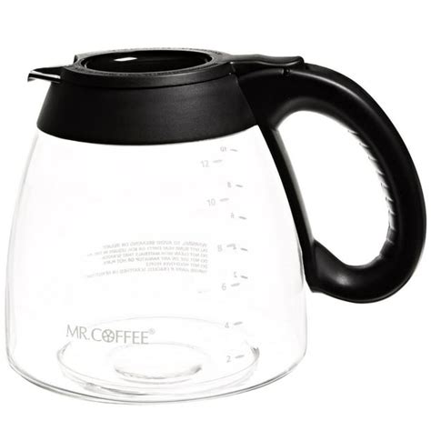 Mr Coffee® 12 Cup Glass Replacement Carafe Black