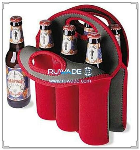 Six6 Pack Neoprene Beer Water Bottle Cooler Bag 001