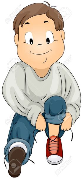 Clipart Child Tying Shoes Free Images At Vector Clip Art