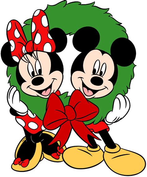 Mickey Mouse Christmas Clip Art Minnie And Mickey Christmas Clipart