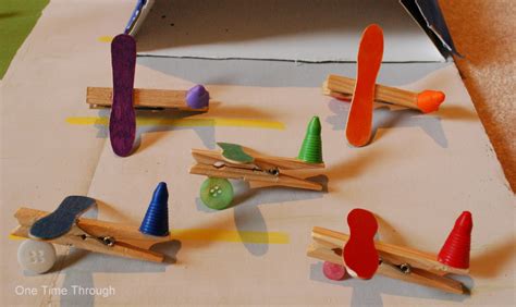 Clothes Peg Planes Craft One Time Through