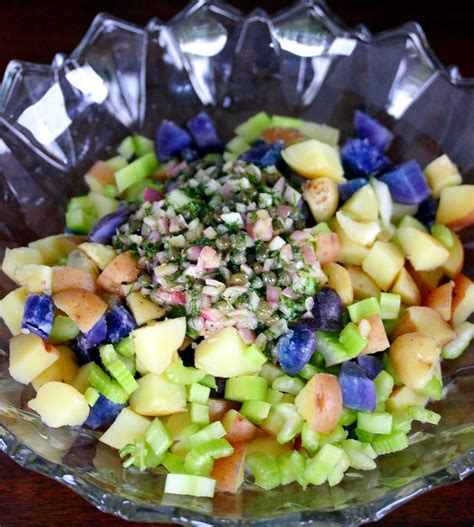 Rainbow Potato Salad Lisas Dinnertime Dish