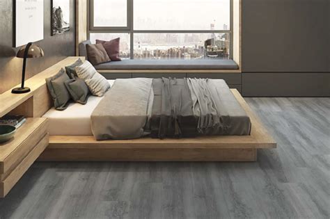 The grey, tan, blue and white color patterns provide a unique design that give a coastal feel or modern loft vibe. Grey Stained Oak Flooring: Must Have For Trendy Interiors ...