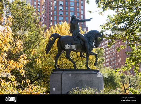 George Washington Statue Union Square Park Nyc Stock Photo Alamy