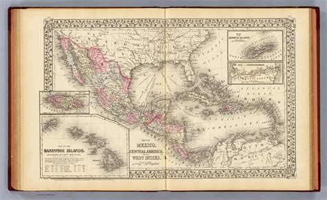 Mexico Central America West Indies David Rumsey Historical Map