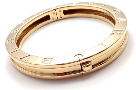 Bulgari Bvlgari B Zero Yellow Gold Bangle Bracelet At 1stdibs Bvlgari