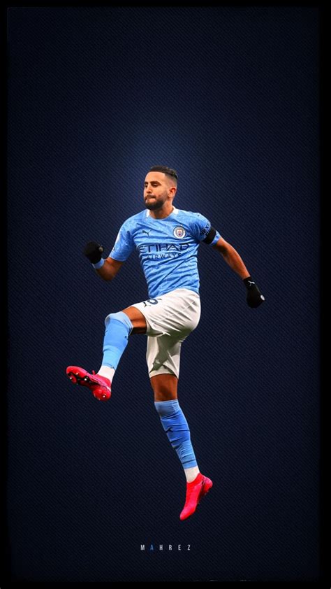 Riyad Mahrez Wallpaper Manchester City Wallpaper Soccer Inspiration Manchester City