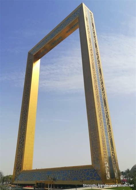 Dubai Frame Worlds Largest Photo Frame Enidhi India Travel Blog