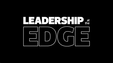 Leadership At The Edge Reimagine Leadership With Dr Jim Hamill The