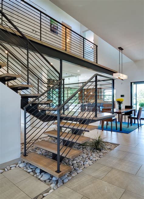 Richland House Modern Staircase Seattle By First Lamp Houzz