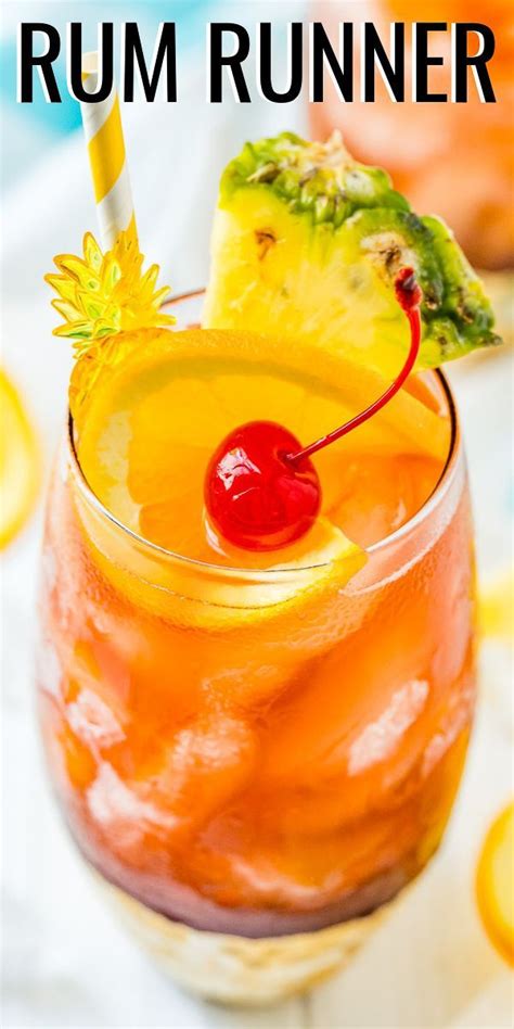 This Rum Runner Cocktail Is A Fruity And Refreshing Cocktail Made With Banana Blackberry