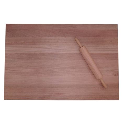 Jaya Mata 36x24x1 Large Wooden Pastry Board Dough Rolling Board Jm596