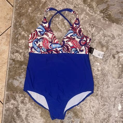 Catalina Swim Nwt Catalina One Piece Woman Swimming Suit Size 2x