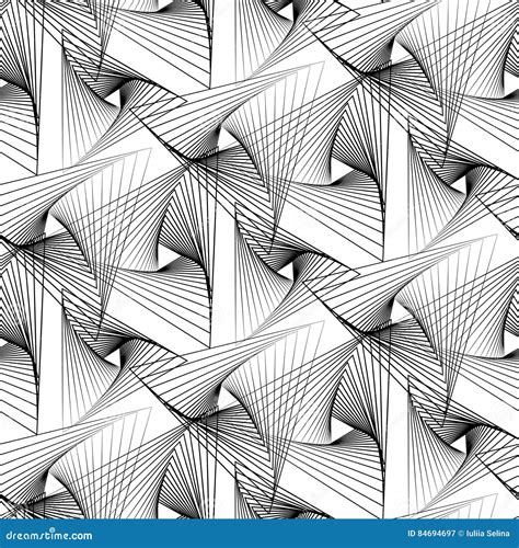 Abstract Geometry Seamless Pattern Stock Vector Illustration Of Mesh