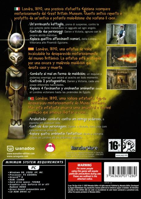 Curse The Eye Of Isis 2003 Box Cover Art Mobygames
