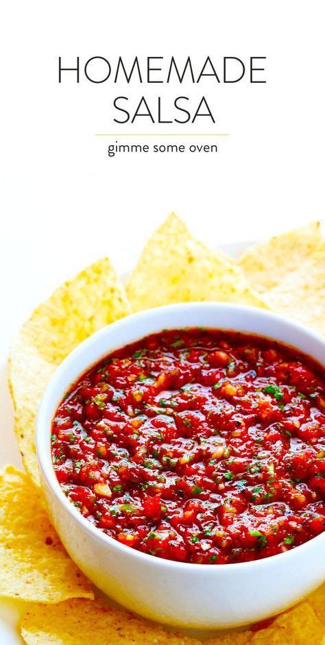 My All Time Favorite Homemade Salsa Recipe Its Quick And Easy To