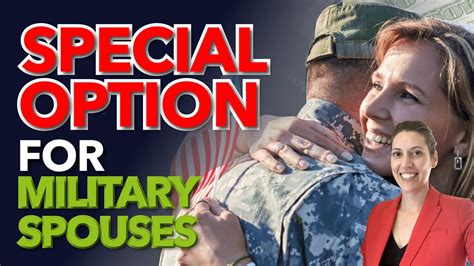 Special Option For Military Spouses YouTube