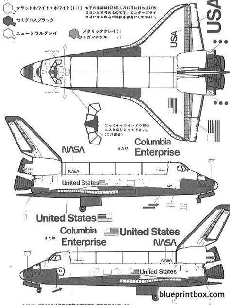 Space shuttle patent space art aviation art blueprint | etsy. enterprise space shuttle orbiter 2 Plans - AeroFred ...