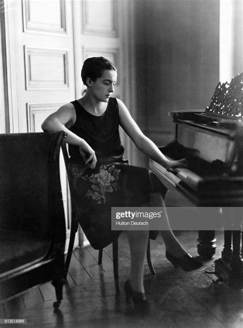Eve Curie The Daughter Of The Scientist Marie At The Piano 1925 Concerts In London