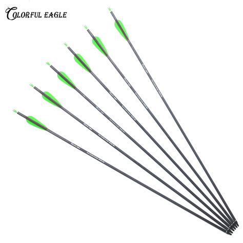 2020 Pure Carbon Arrows Archery Replaceable Arrowhead 3 Plastic Feather