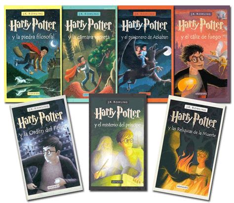 Colección Completa De Libros De Harry Potter Rowling 5900 En