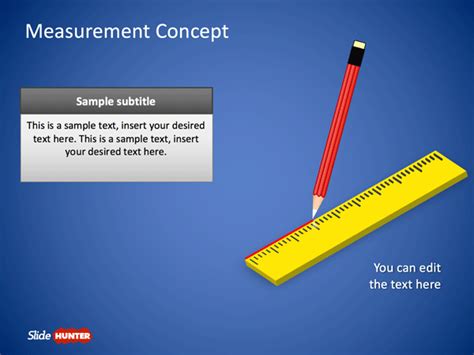 Free Measurement Concept Powerpoint Template Free Powerpoint