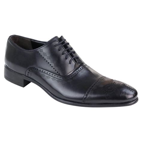 Mens Italian Leather And Suede Laced Smart Casual Brown Navy Black