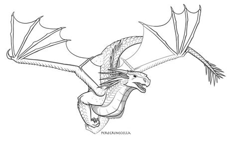 IceWing Variant Base by Peregrinecella on DeviantArt | Wings of fire dragons, Wings of fire