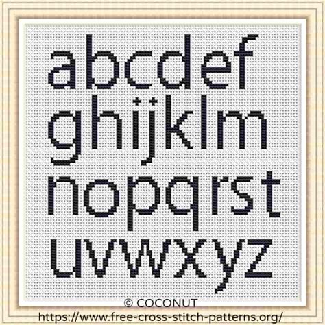 Magic gift for lucy, linda, leo etc. ALPHABET #1 LOWERCASE, FREE AND EASY PRINTABLE CROSS ...
