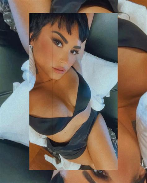 Demi Lovato Shares Post Sex Scene Lingerie Pic A Burst Of Body Confidence Made Them Feel