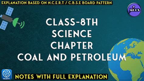 Class Science Chapter Coal And Petroleum Notes Youtube