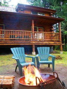 Warm and cosy, the log cabin has a standard double bed and a standard double sized sofa bed. Log Cabin with campfire at 800 - Lakedale Resort