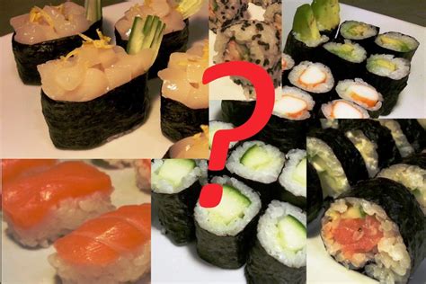 Welche Arten Von Sushi Gibt Es Sushi Liebhaber