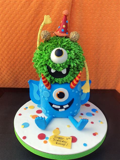 Delectable Cakes Happy Birthday Monster Cake