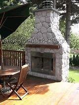 Photos of Fireplace On Deck