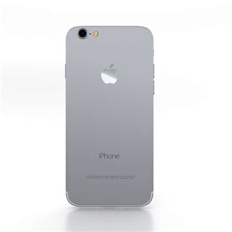 Iphone 7 Space Gray 3d Model