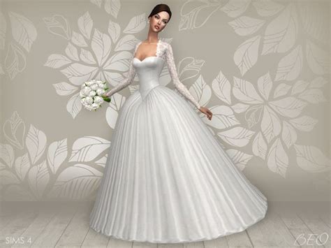 Sims 4 kleider hochzeitskleid sims 3 cc kleidung hochzeitskleider sims vier sims 4 kleinkind sims 4 benutzerdefinierte inhalte kleidung beo creations: Lana CC Finds - Wedding dress - Cynthia (S4) … (mit ...