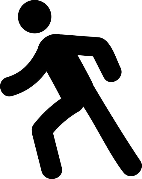 Clipart Walking Person Symbol Clipart Walking Person Symbol