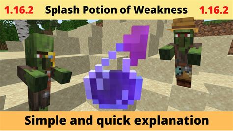 Brew the potion with gunpowder to make it a throwable splash potion. Splash Potion of Weakness - YouTube