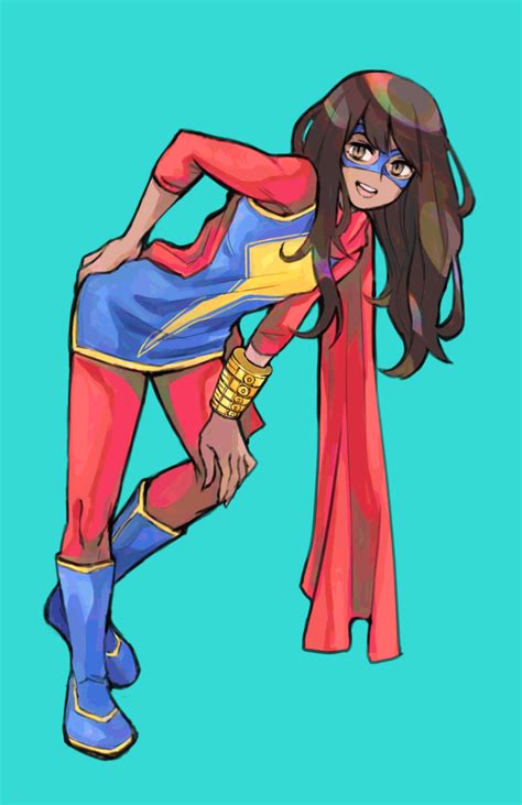 Ms Marvel Kamala Khan Zerochan Anime Image Board