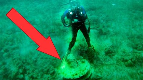 10 Bizarre Things Found Underwater Youtube