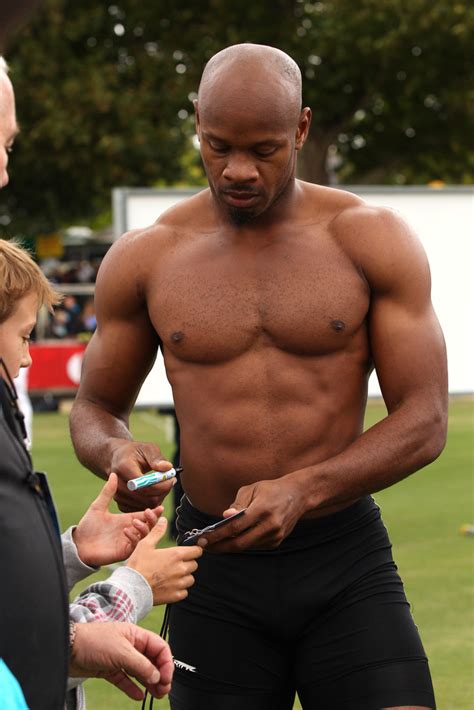 Asafa Powell Shirtless Naked Black Male Celebs