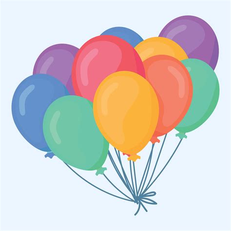 Balloons Template Printable