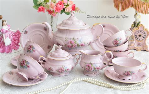 Tea Set Vintage Porcelain Vintage Tea Set Slav Porcelain Tea