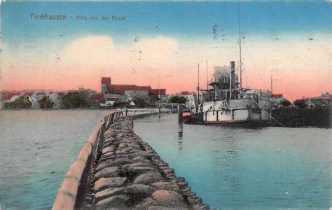 Проезжаем приморск fischhausen калининградская область. Fischhausen Blick von der Moole , Hafen, Schiff Ostpreußen ...