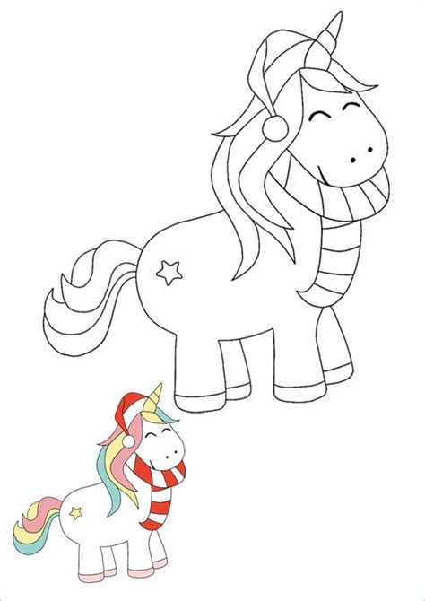 Coloriage Licorne Noel Luxe Images Coloriage Licorne Noel La Team