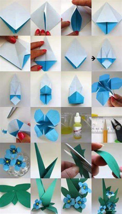 Diy Origami Flowers Step By Step Tutorials K4 Craft