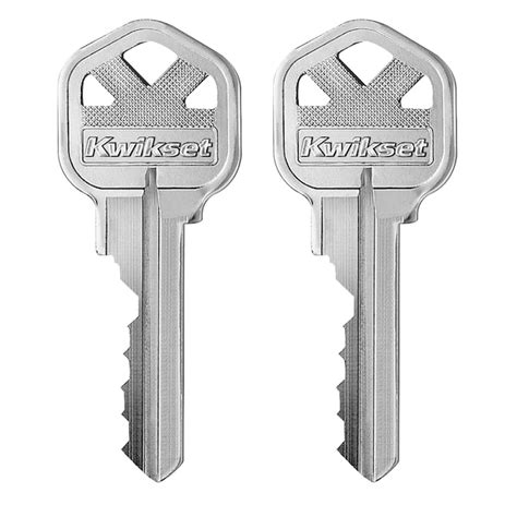 Kwikset Silver K Cut Brass Houseentry Key Blank In The Key Blanks