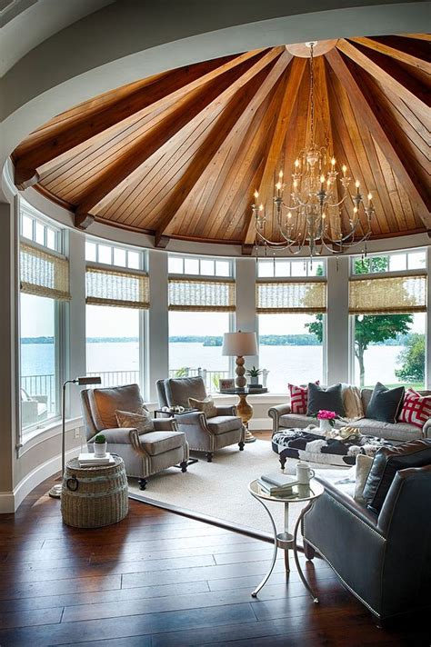 25 Cheerful And Relaxing Beach Style Sunrooms Round House Sunroom