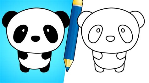 easy to draw kawaii panda